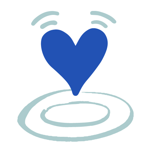heart ripples, Showing Up As Love image