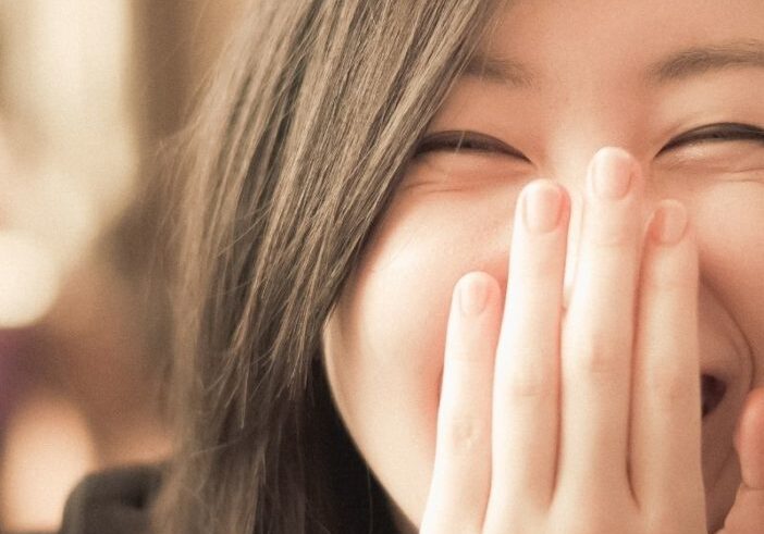 Laughing at yourself